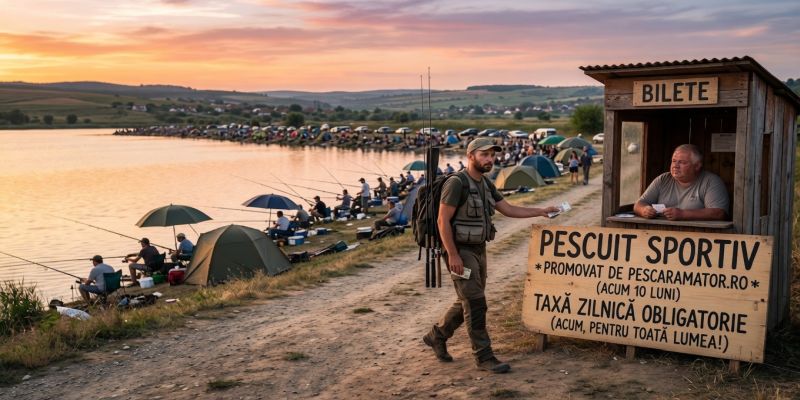 În culisele „afacerilor” de la malul apei: Povestea barterului la pescuit